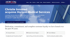 Desktop Screenshot of horizonmedical.com